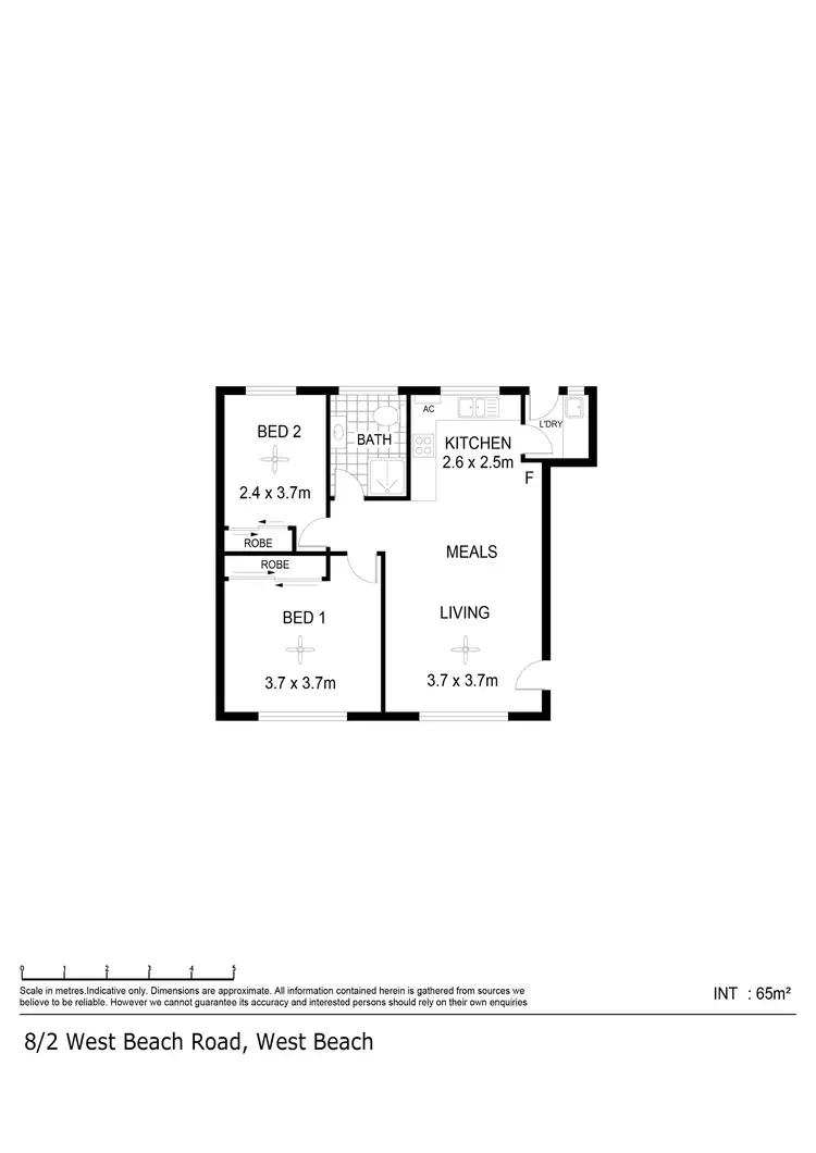 Floorplan of Homely unit listing, Unit 8/2 West Beach Road, West Beach SA 5024