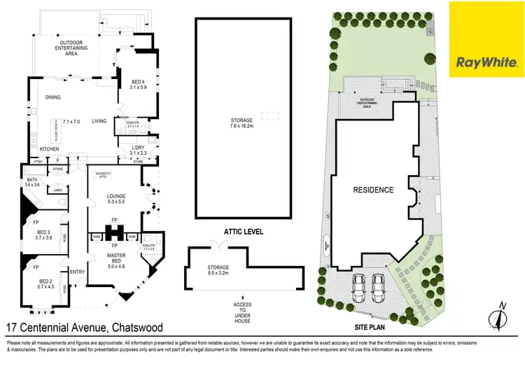 Floorplan of Homely house listing, 17 Centennial Avenue, Chatswood NSW 2067