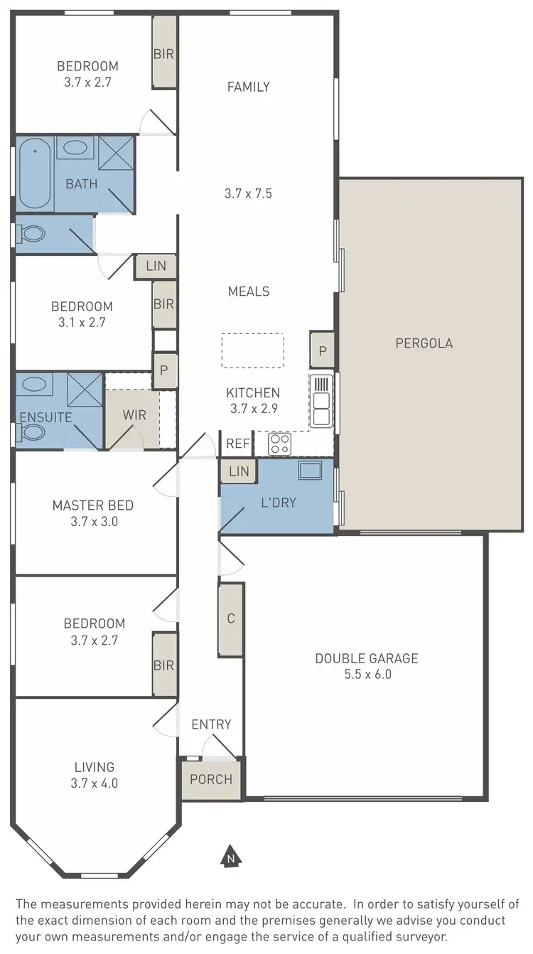 Floorplan of Homely house listing, 18 Tarragon Drive, Tarneit VIC 3029