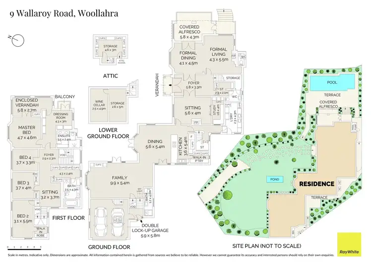 Floorplan of Homely house listing, 9 Wallaroy Road, Woollahra NSW 2025