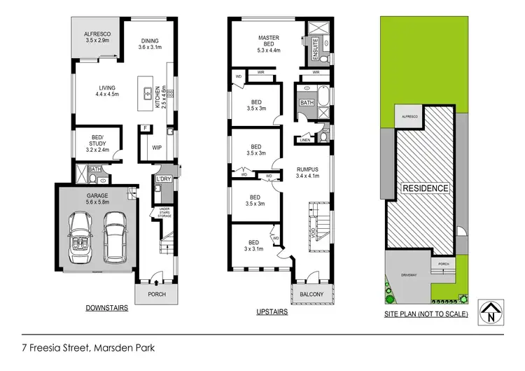 Floorplan of Homely house listing, 7 Freesia Street, Marsden Park NSW 2765