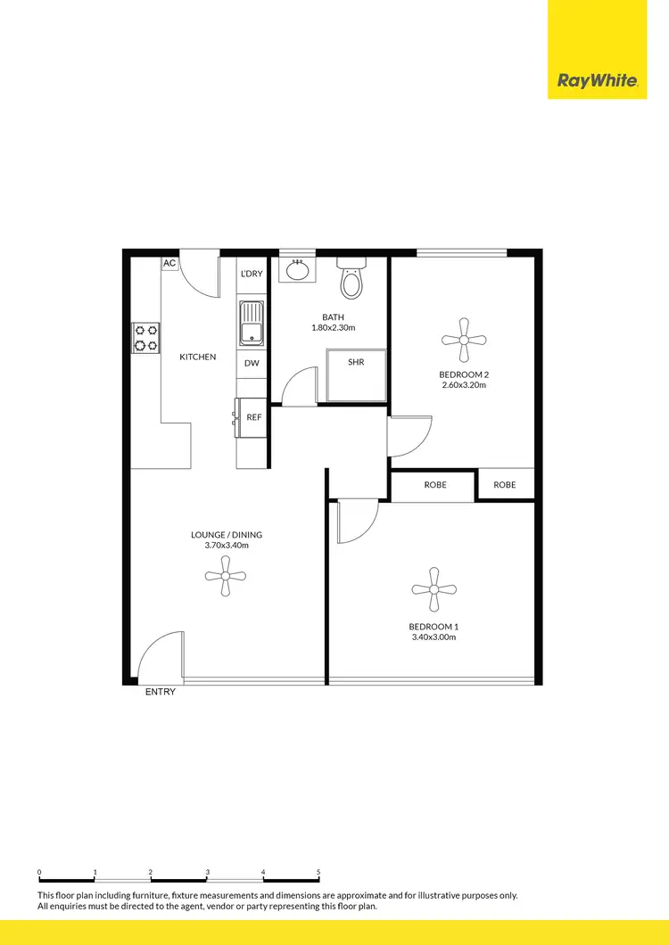 Floorplan of Homely unit listing, 4/305 Esplanade, Henley Beach SA 5022