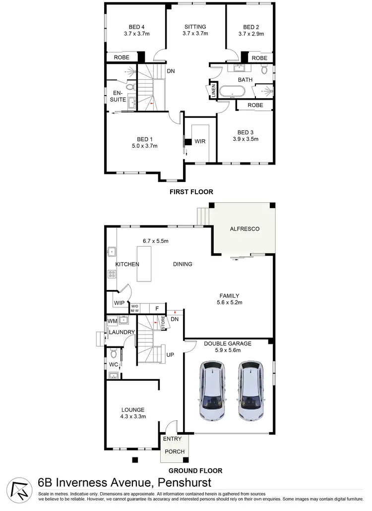 Floorplan of Homely house listing, 6B Inverness Avenue, Penshurst NSW 2222