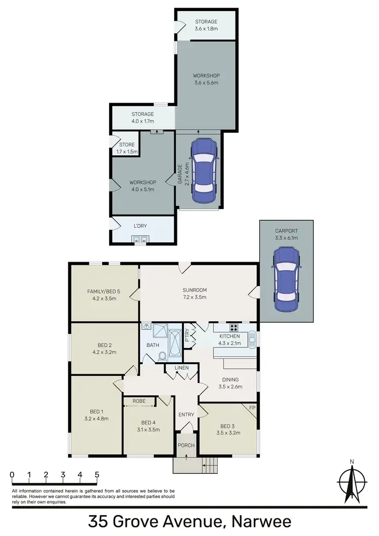 Floorplan of Homely house listing, 35 Grove Avenue, Narwee NSW 2209