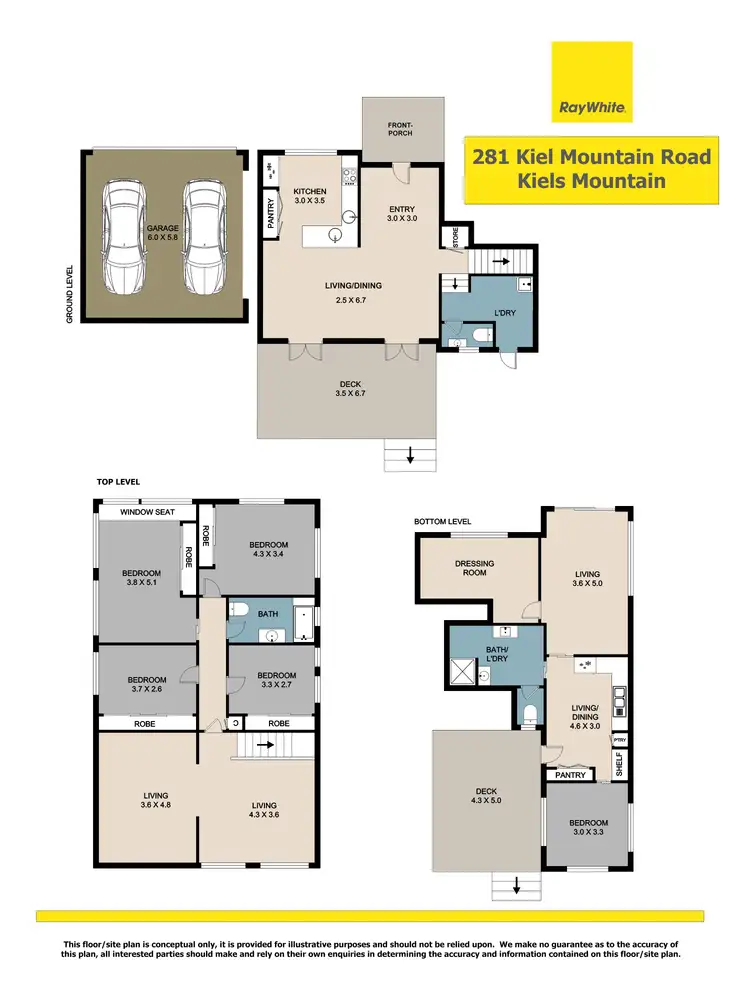 Floorplan of Homely house listing, 281 Kiel Mountain Road, Kiels Mountain QLD 4559