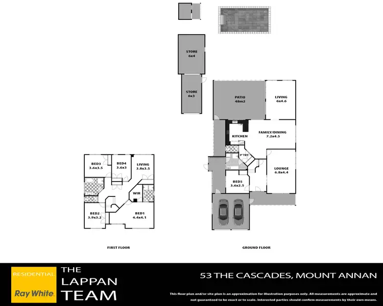 Floorplan of Homely house listing, 53 The Cascades, Mount Annan NSW 2567