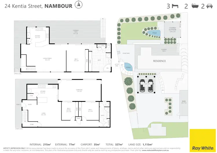 Floorplan of Homely house listing, 24 Kentia Street, Highworth QLD 4560