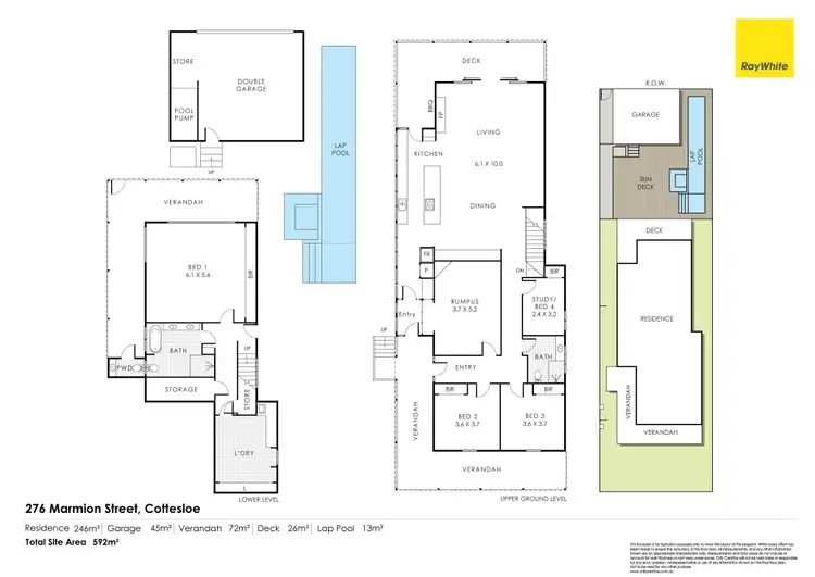 Floorplan of Homely house listing, 276 Marmion Street, Cottesloe WA 6011