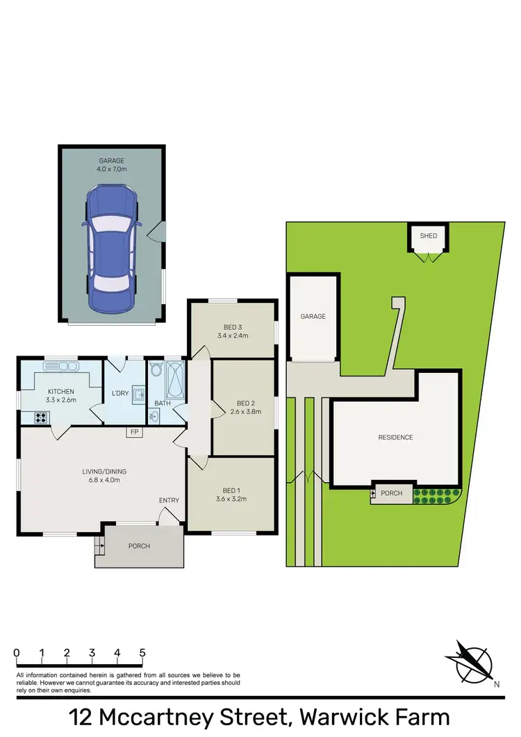 Floorplan of Homely house listing, 12 McCartney Street, Warwick Farm NSW 2170