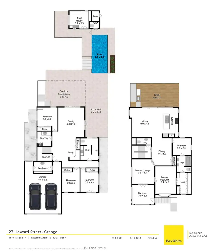 Floorplan of Homely house listing, 27 Howard Street, Grange QLD 4051