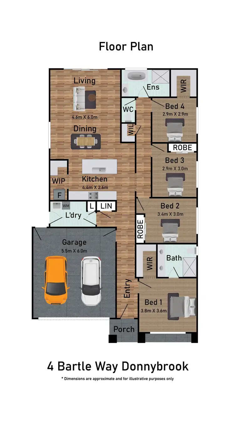 Floorplan of Homely house listing, 4 Bartle Way, Donnybrook VIC 3064