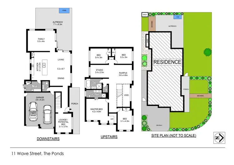 Floorplan of Homely house listing, 11 Wave Street, The Ponds NSW 2769