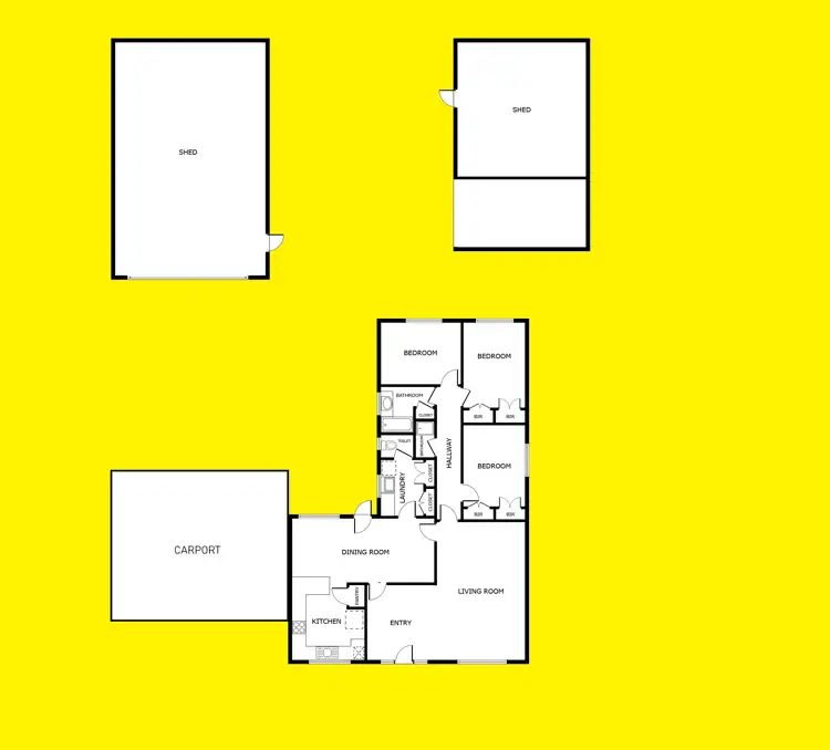 Floorplan of Homely house listing, 82 Indi Avenue, Red Cliffs VIC 3496
