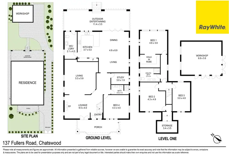 Floorplan of Homely house listing, 137 Fullers Road, Chatswood NSW 2067