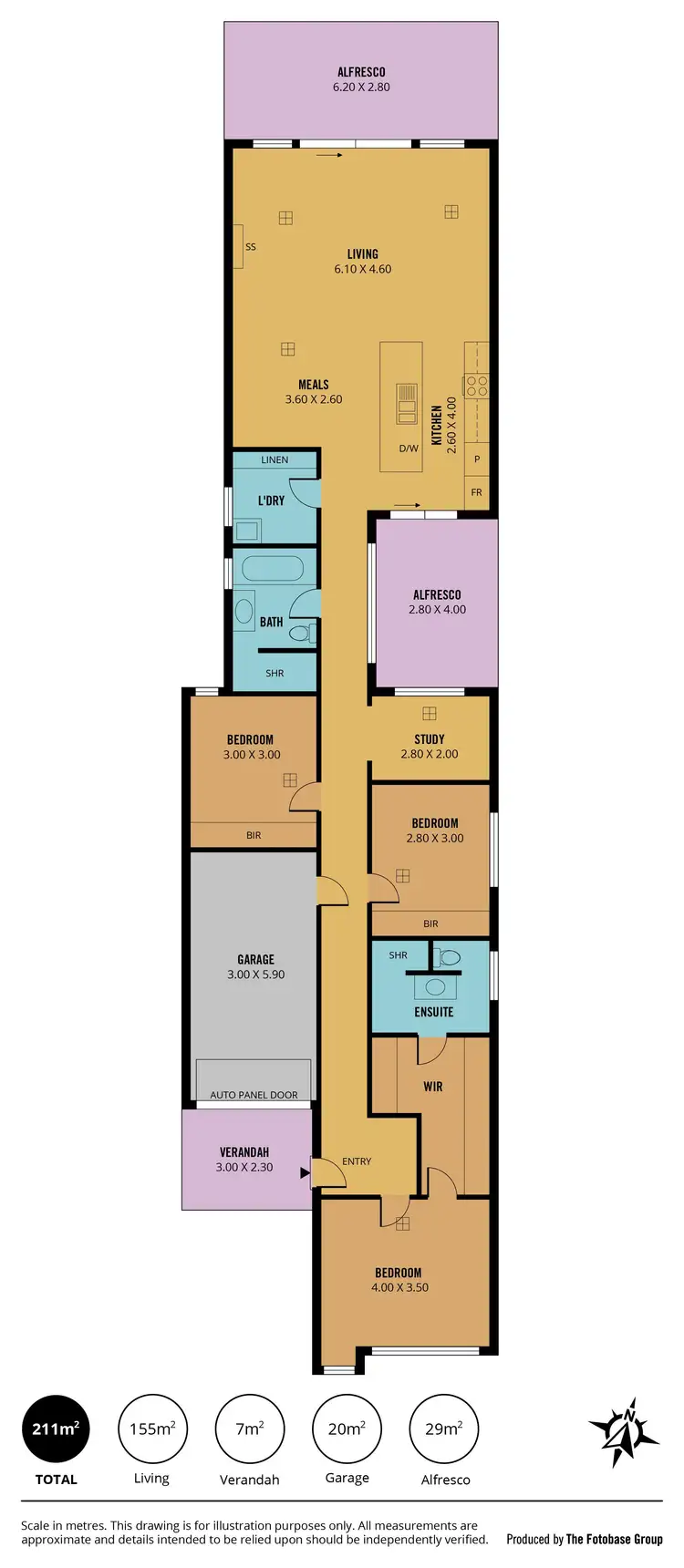 Floorplan of Homely house listing, 67A Ross Road, Hectorville SA 5073
