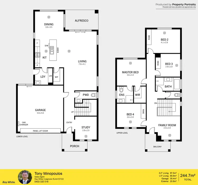 Floorplan of Homely other listing, 2 Featherstone Street, Smithfield Plains SA 5114