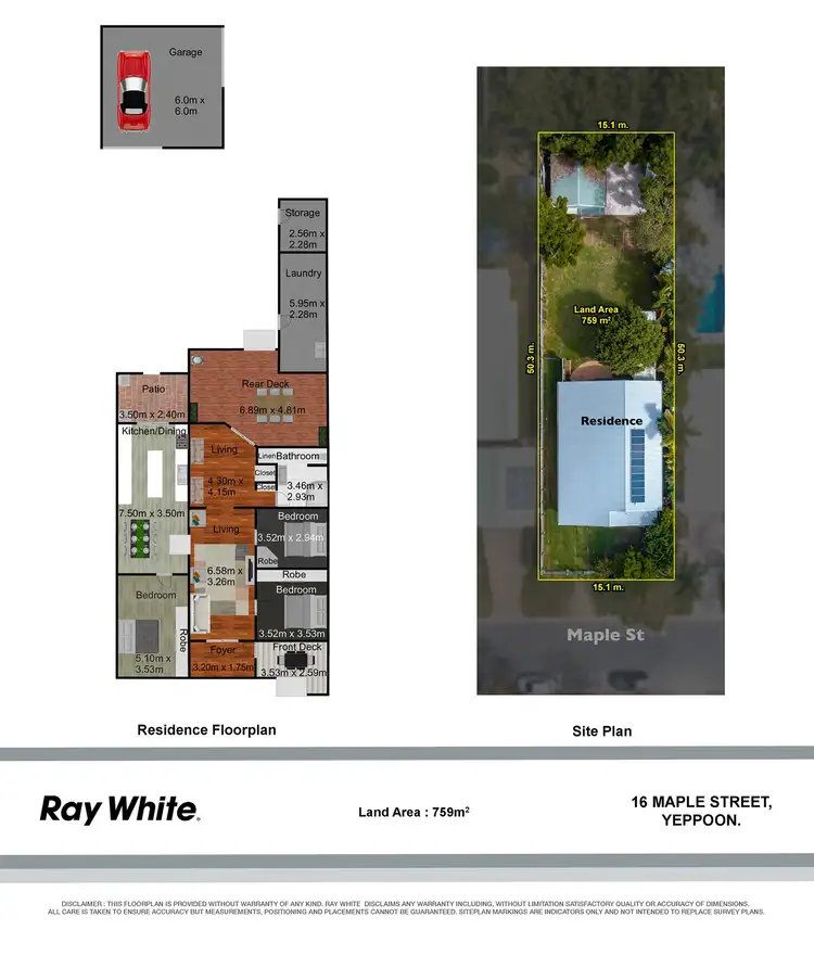 Floorplan of Homely house listing, 16 Maple Street, Yeppoon QLD 4703