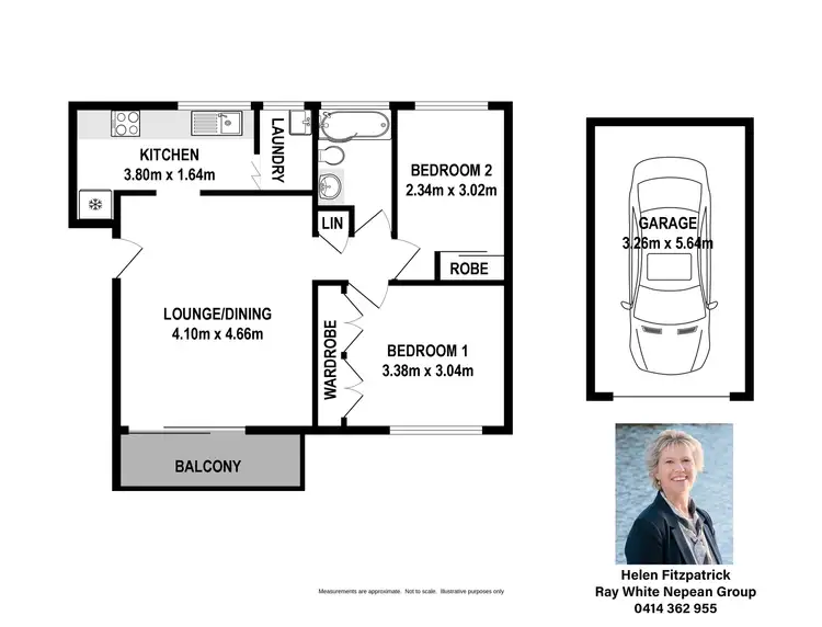 Floorplan of Homely unit listing, 2/5-7 Thurston Street, Penrith NSW 2750
