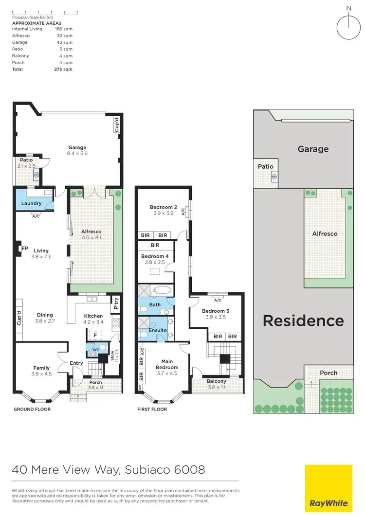 Floorplan of Homely house listing, 40 Mere View Way, Subiaco WA 6008
