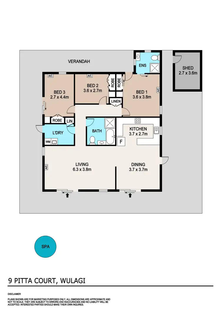 Floorplan of Homely house listing, 9 Pitta Court, Wulagi NT 812