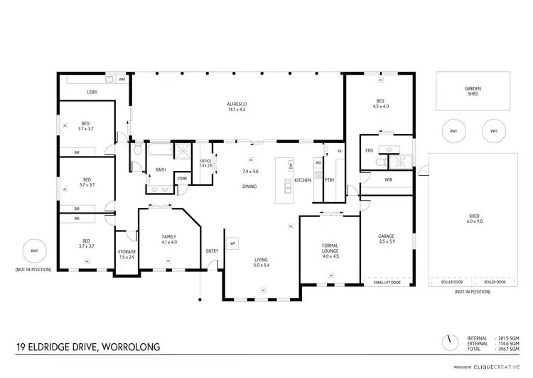 Floorplan of Homely house listing, 19 Eldridge Drive, Worrolong SA 5291