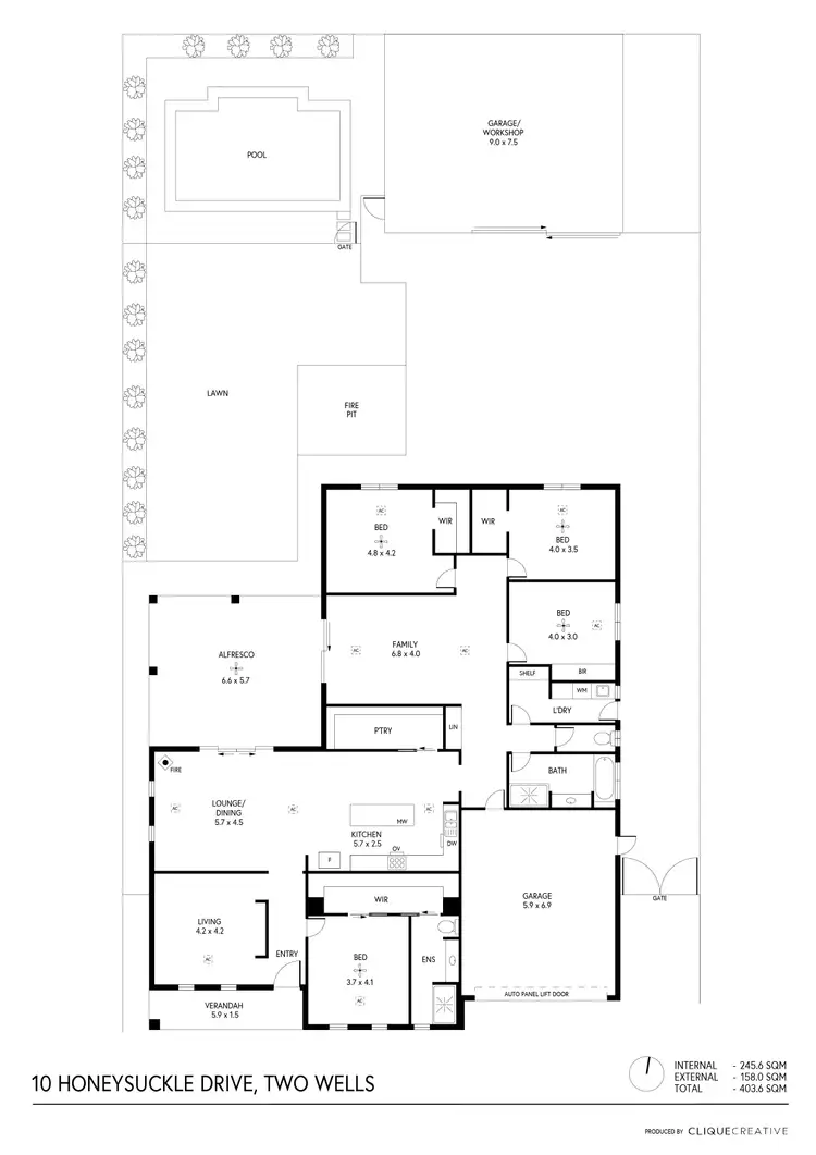 Floorplan of Homely house listing, 10 Honeysuckle Drive, Two Wells SA 5501