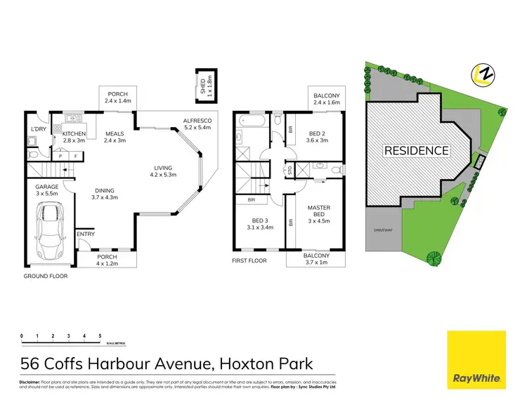 Floorplan of Homely townhouse listing, 56 Coffs Harbour Avenue, Hoxton Park NSW 2171