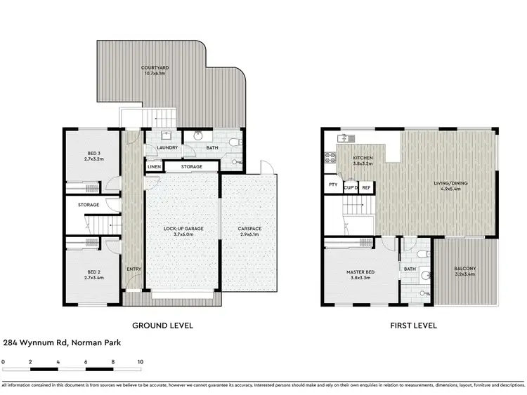 Floorplan of Homely townhouse listing, 284 Wynnum Road, Norman Park QLD 4170