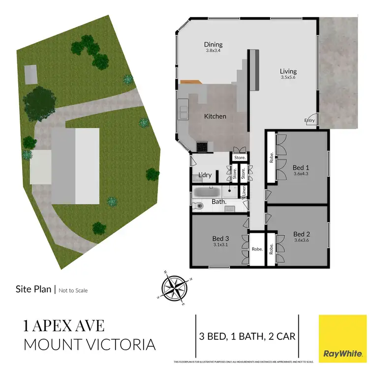Floorplan of Homely house listing, 1 Apex Avenue, Mount Victoria NSW 2786