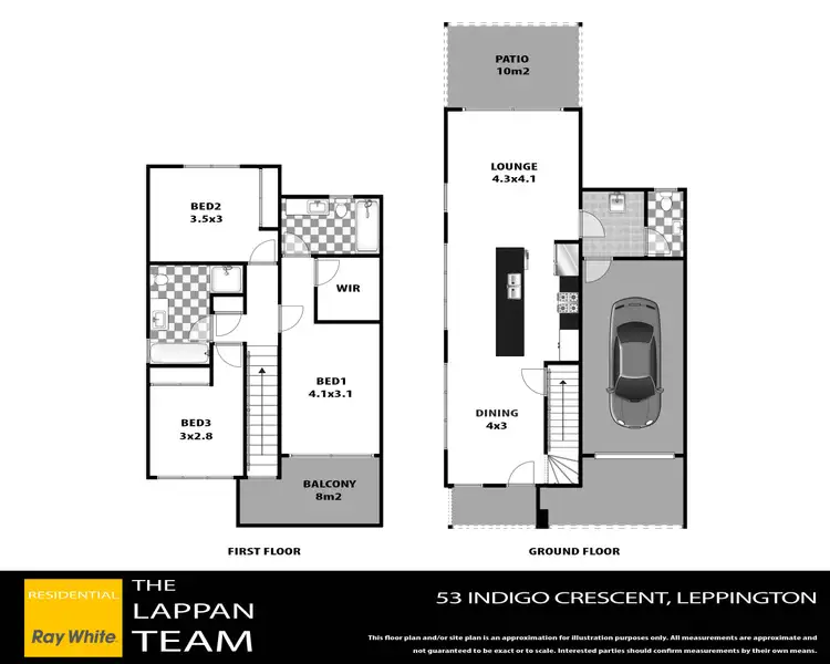 Floorplan of Homely house listing, 53 Indigo Crescent, Denham Court NSW 2565