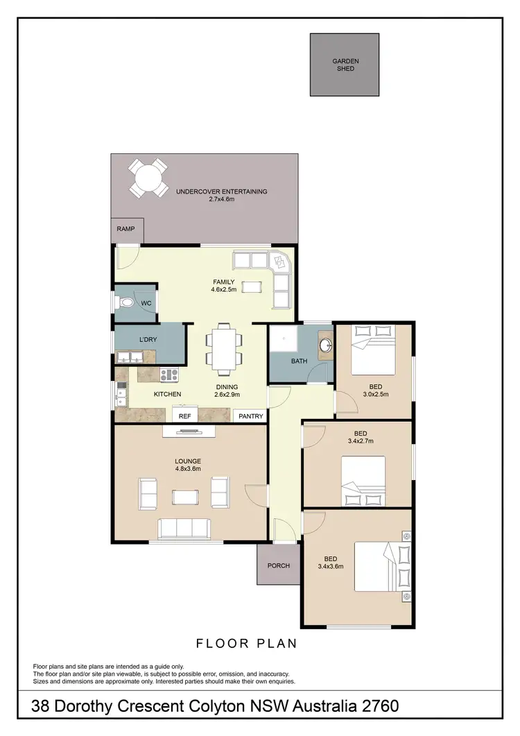 Floorplan of Homely house listing, 38 Dorothy Crescent, Colyton NSW 2760