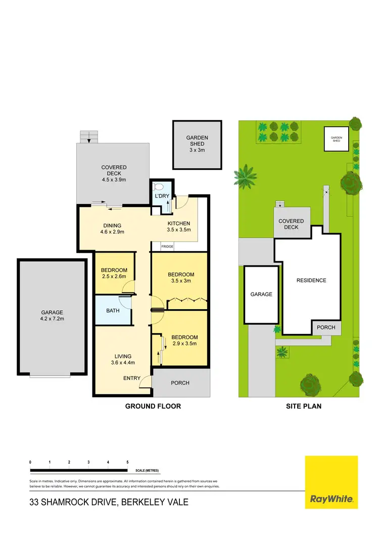 Floorplan of Homely house listing, 33 Shamrock Drive, Berkeley Vale NSW 2261