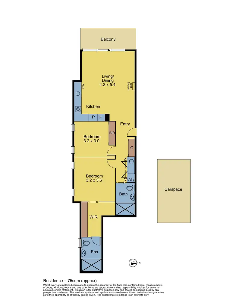 Floorplan of Homely apartment listing, 107/4 Station Street, Blackburn VIC 3130