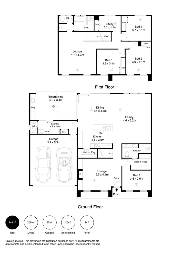 Floorplan of Homely house listing, 2B Belfast Street, Fulham Gardens SA 5024