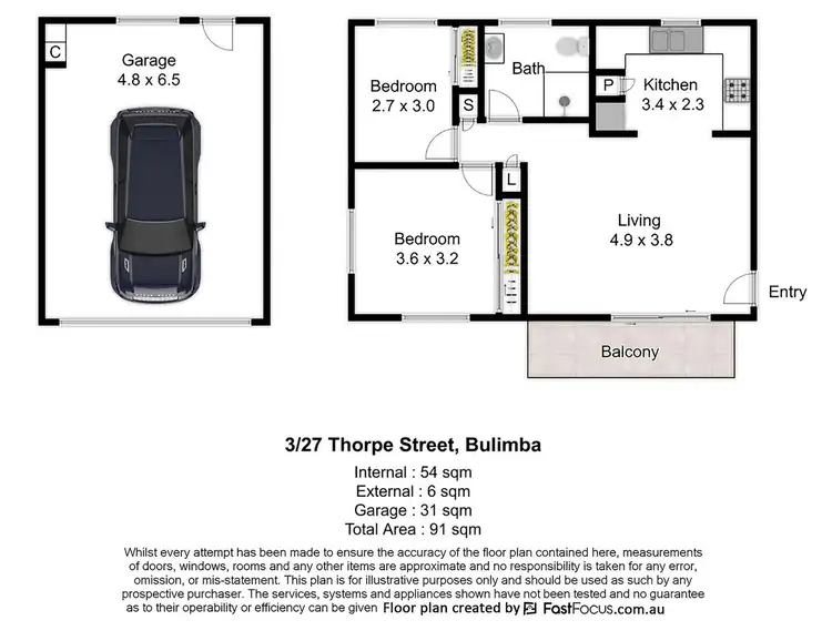 Floorplan of Homely unit listing, Address available on request