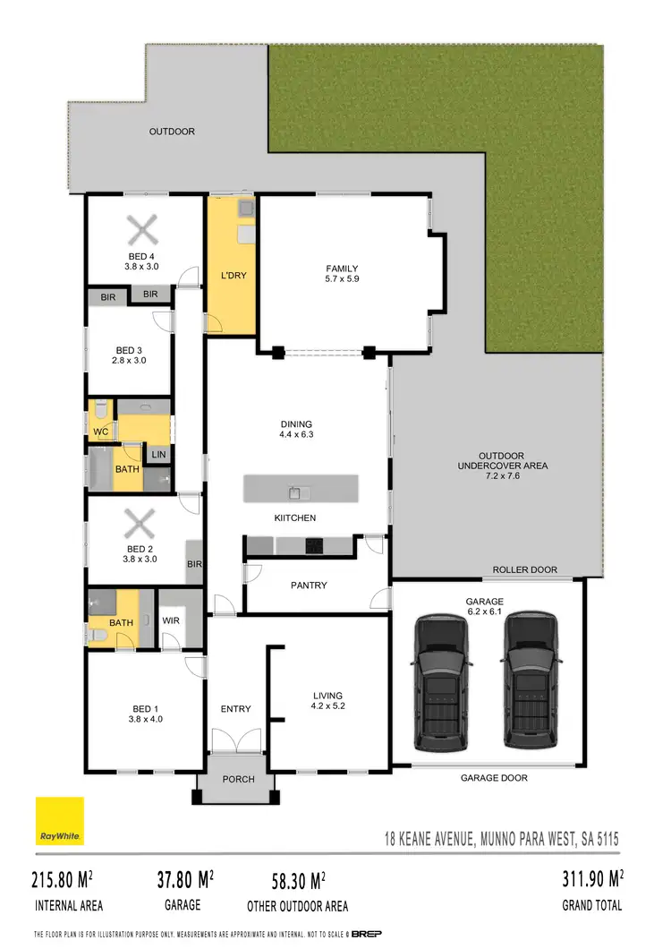 Floorplan of Homely house listing, 18 Keane Avenue, Munno Para West SA 5115