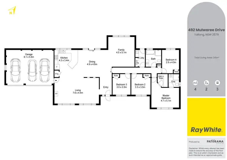 Floorplan of Homely house listing, 492 Mulwaree Drive, Tallong NSW 2579