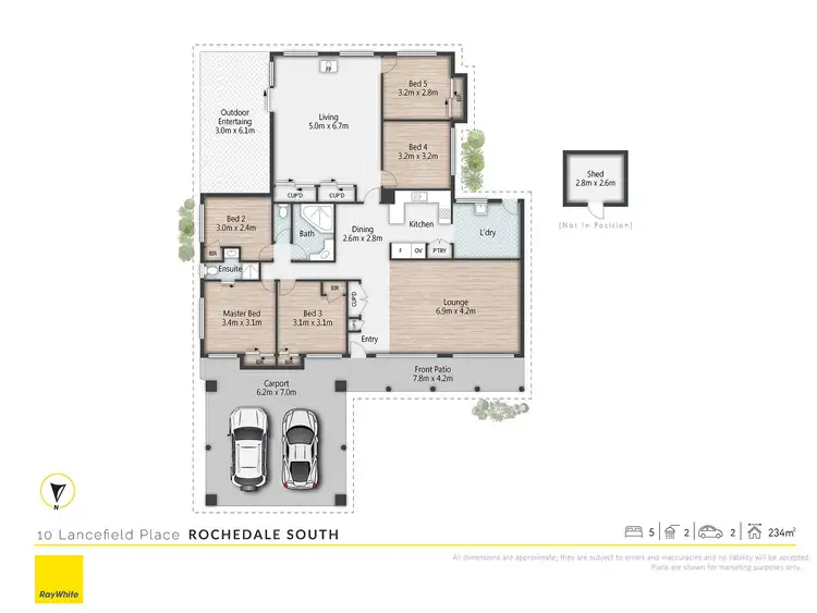 Floorplan of Homely house listing, 10 Lancefield Place, Rochedale South QLD 4123