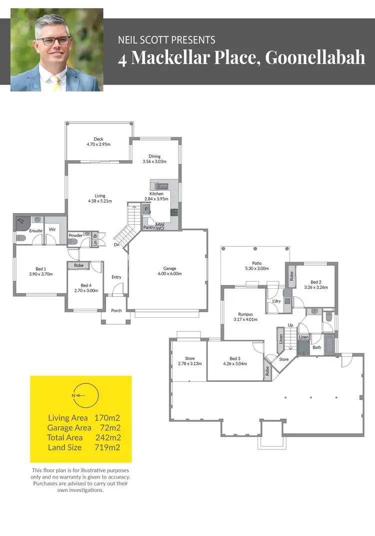 Floorplan of Homely house listing, 4 Mackellar Place, Goonellabah NSW 2480