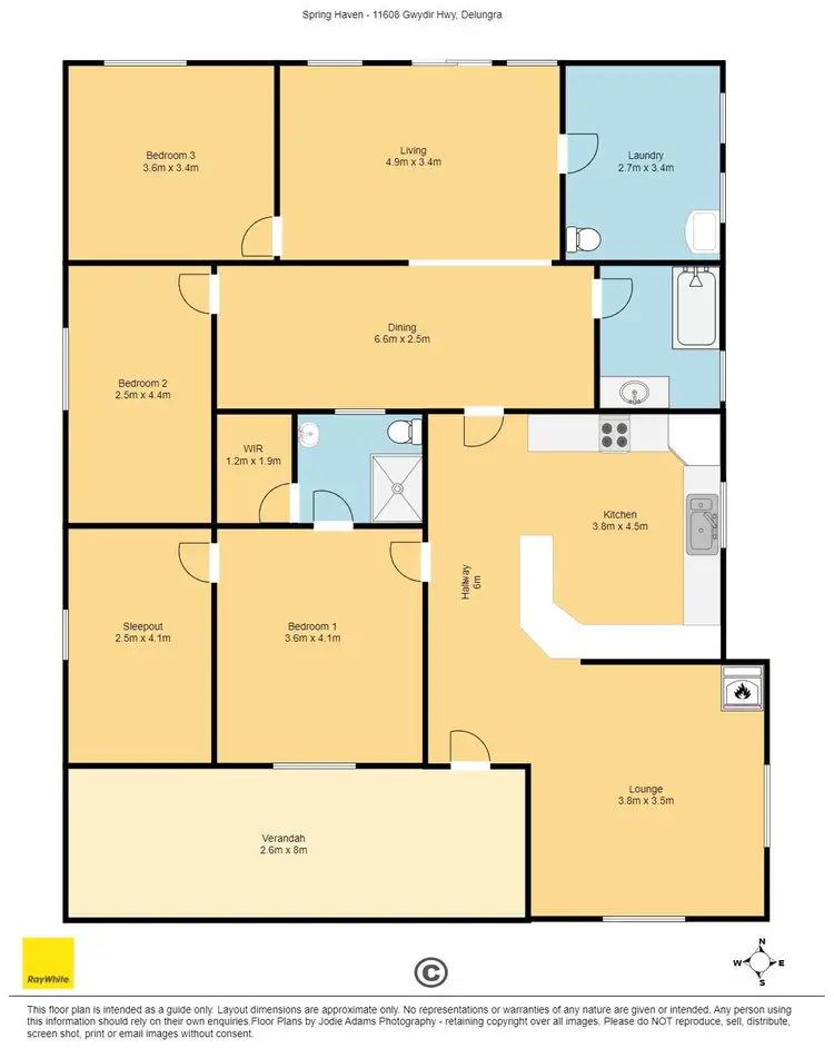 Floorplan of Homely rural property listing, 11608 Gwydir Highway, Inverell NSW 2360
