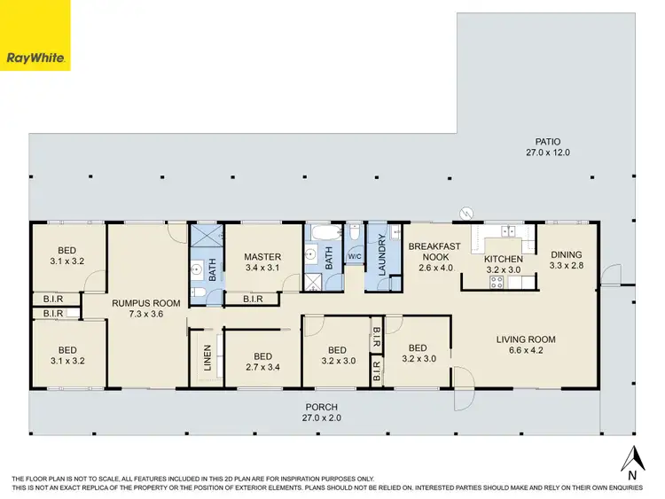 Floorplan of Homely house listing, 60 Washington Drive, Wondunna QLD 4655