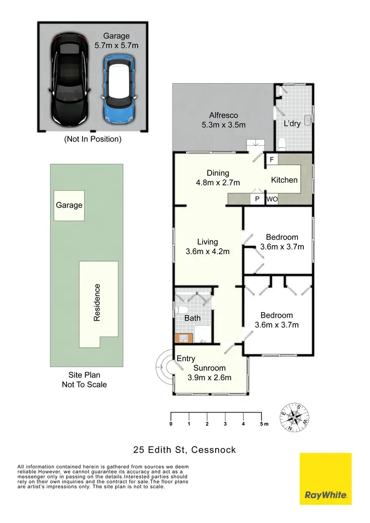 Floorplan of Homely house listing, 25 Edith Street, Cessnock NSW 2325