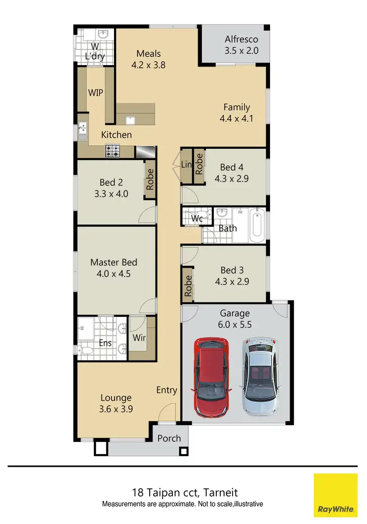 Floorplan of Homely house listing, 18 Taipan Circuit, Tarneit VIC 3029