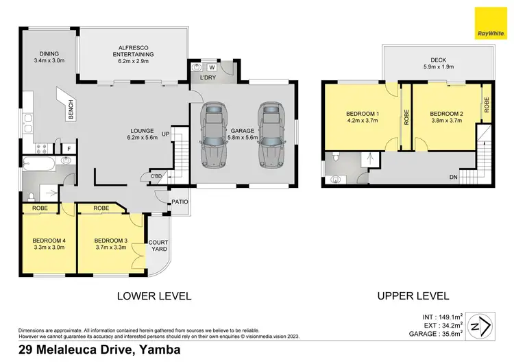 Floorplan of Homely house listing, 29 Melaleuca Drive, Yamba NSW 2464