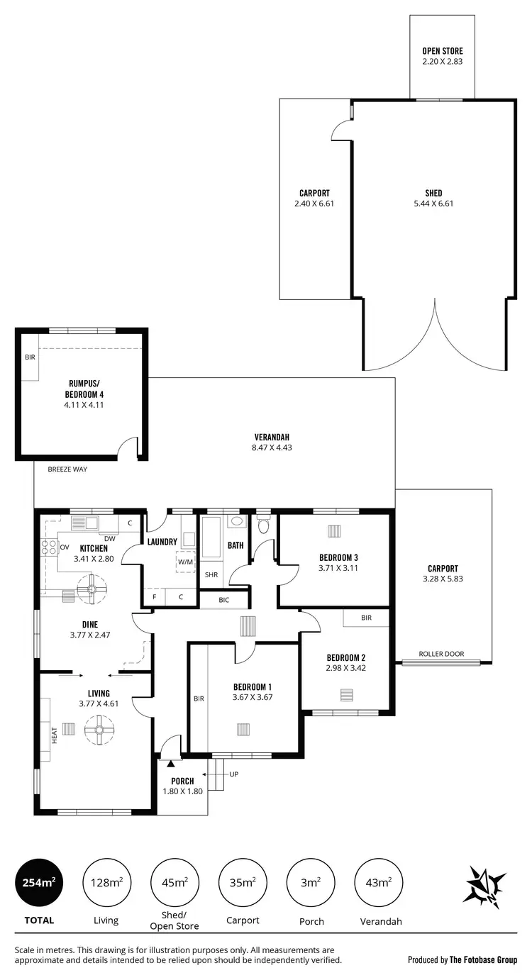 Floorplan of Homely house listing, 3 Jolly Avenue, Northfield SA 5085