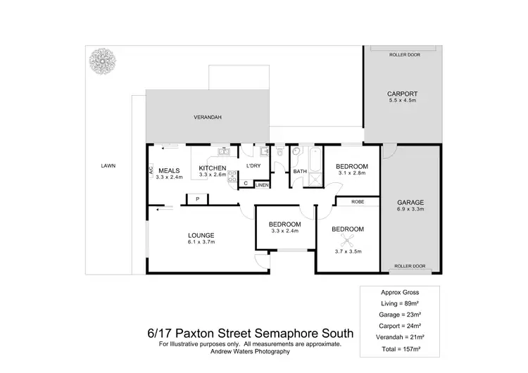 Floorplan of Homely house listing, 6/17 Paxton Street, Semaphore South SA 5019