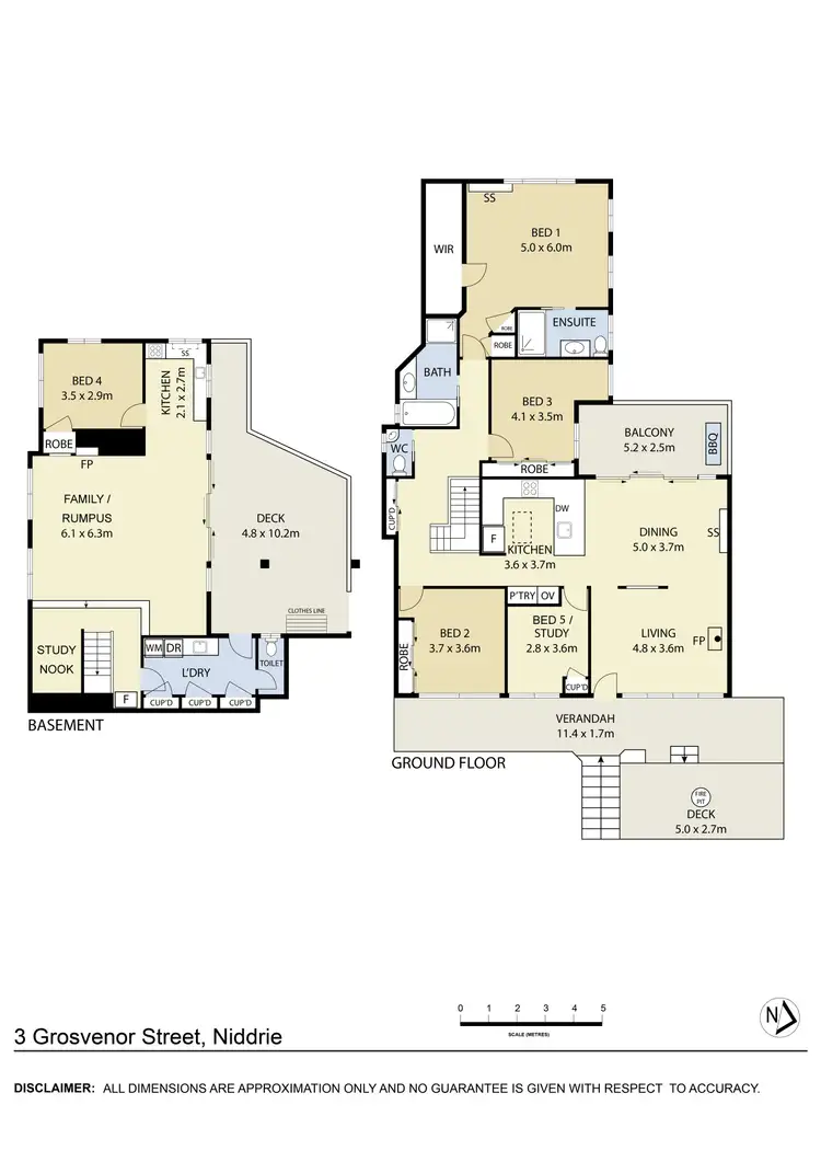Floorplan of Homely house listing, 3 Grosvenor Street, Niddrie VIC 3042