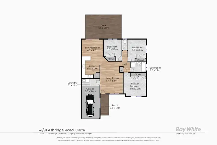 Floorplan of Homely villa listing, 41/91 Ashridge Road, Darra QLD 4076