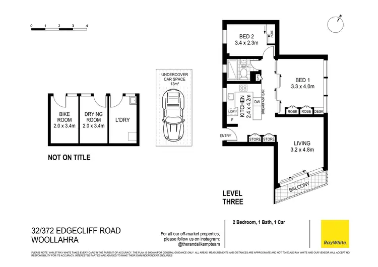 Floorplan of Homely unit listing, 32/372 Edgecliff Road, Woollahra NSW 2025