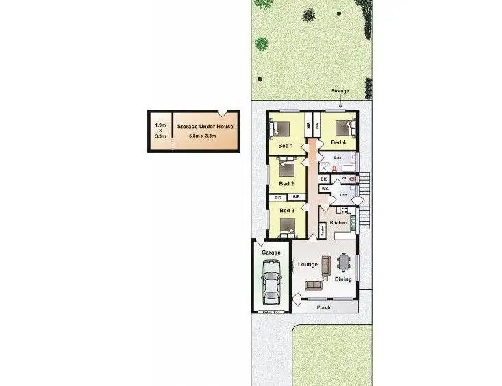 Floorplan of Homely house listing, 120 Seventh Avenue, Rosebud VIC 3939